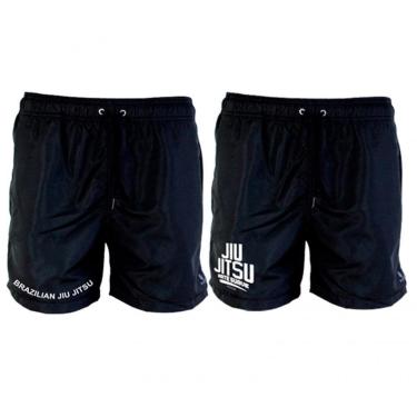 Imagem de Kit 2 Short Tactel Masculino Cordão Leve Confortável-Masculino