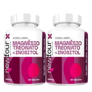 Imagem de Kit 2x Magnesio Treonato + Inositol 500mg 60 caps-Unissex