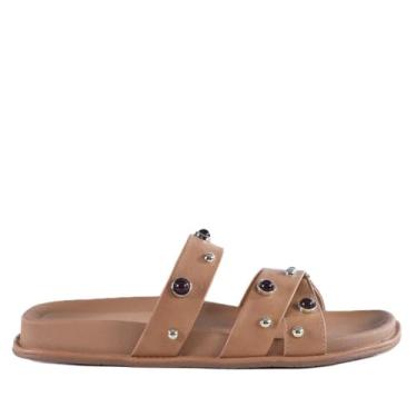 Imagem de Papete Feminina Zariff com Aplicações 50471-90893 Palha