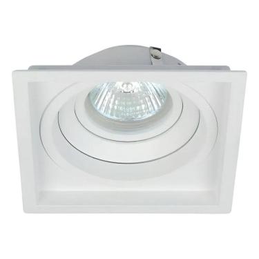 Imagem de Spot Embutir Micro Borda Alumínio Branco Dir - Dicroica Mr16