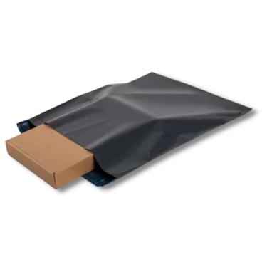 Imagem de Flyer Kit 5 Pacotes Envelope de Segurança, Reciclado, Preto, 20x20 cm, 100 Unidades Cada