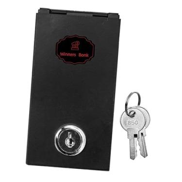 Imagem de Generic Cofre com Chaves, Caixa para Guardar Dinheiro, Organizador com Trava, Banco de Dinheiro