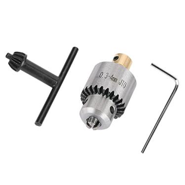 Imagem de Hyuduo Mandril de Broca JTO, Conjunto de Braçadeira de Micro Motor Com Chave para Furadeira Elétrica de Torno, Pequena Coleção de Brocas Elétricas para Furadeira Manual, ABS, Placa de Madeira