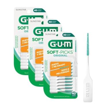 Imagem de Kit Escova Interdental Soft Picks Original Com 3 Unidades