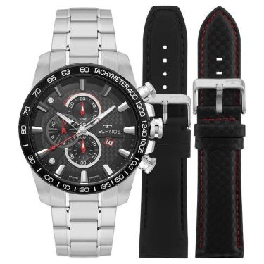 Imagem de Relógio Technos Masculino Carbon Troca Pulseira OS1ABS/T1P-Masculino