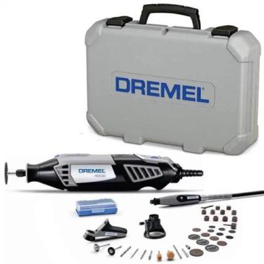 Imagem de Retífica DREMEL 4000 Profissional 175W 36 Acessórios+ 3 Acoplamentos D