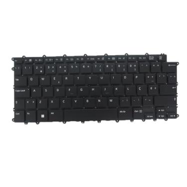 Imagem de Teclado retroiluminado laptop para LG KT0120B7LK03UKA00 AEW74233228 20B7B-UK 20B7J-USUK-RF A3-T Portugal PO Preto Sem Moldura Novo