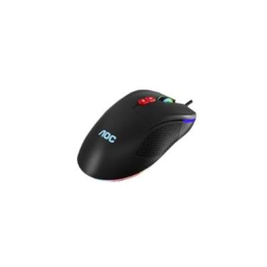 Imagem de Mouse Gamer com Fio 7200 DPI, 7 Botões Programáveis, RGB, Preto, 1.8m Cabo, GM180