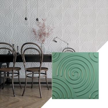 Imagem de Ekena Millwork WP20X20SPFSM Painéis de parede espirais termoformados, névoa do mar, 6 metros quadrados