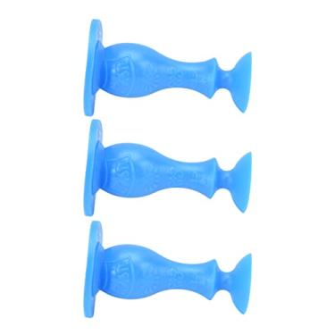 Imagem de Mingzhe Rolha de Porta de Borracha, Suporte de Porta de Arruela Resistente Com Ventosa, Mantenha a Porta Entreaberta, Rolha de Porta de Arruela para Máquina de Lavar, Porta, Telefone (Azul)