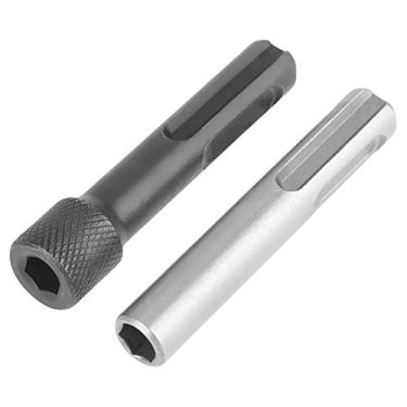Imagem de LiebeWH 2 Peças Suporte de Broca SDS Adaptador de Suporte de Broca Adaptador de Elétricas e Chave de Fenda Magnética Hex Haste Soquete Porca Chave de Fenda Porta Portátil, Construído Em Cromo