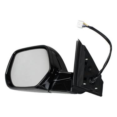 Imagem de DriveFix Conjunto de espelho retrovisor lateral de porta aquecida com 9 pinos do lado do motorista para Honda CRV 2007-2011 com seta dobrável automático
