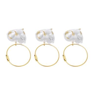 Imagem de Brrnoo Chaveiro de Cabelo de Animal de Estimação, Garrafa Transparente Com Tampa de Encaixe Segura para Memorial de Cabelo de Gato e Cachorro, Lembrança Portátil Com Design Leve (Tipo 3)