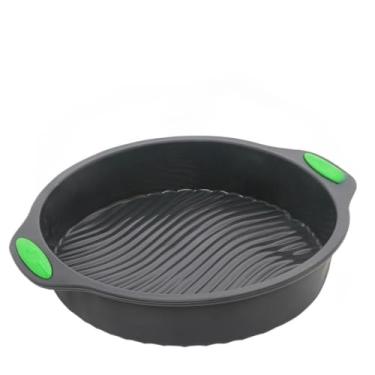 Imagem de Forma Silicone Air Fryer，Material de Silicone Antiaderente，Resistente ao Calor E FáCil，Moldes Multimodelo，Adequado para Fazer Bolos, Tartes, Pudins, Etc.(MOD. REDONDO)