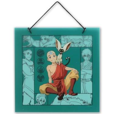 Imagem de Open Road Brands Avatar The Last Airbender Aang Decoração de parede acrílica pendurada - Arte de parede divertida de avatar para casa
