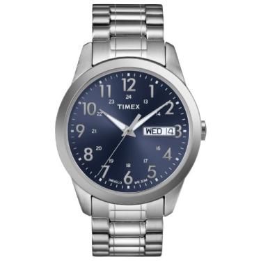 Imagem de Relógio masculino Timex South Street Sport, aço inoxidável, 36 mm