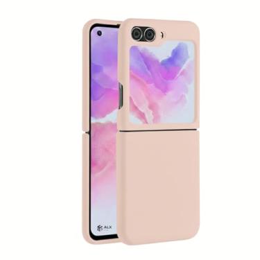 Imagem de Capa com Anel Suporte Compatível Galaxy Z Flip 5 Case Anti Impacto (Rose)