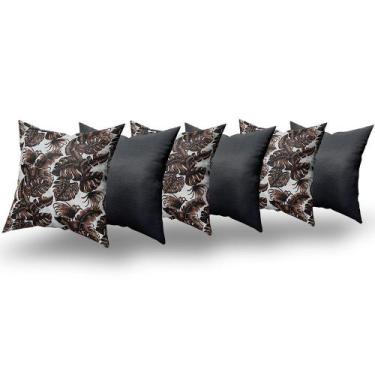 Imagem de Almofadas Decorativas 6 Unidades Com Ziper e Refil Silicone - RT MAGAZ