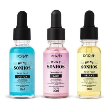 Imagem de Kit 3 Séruns Hidratante Facial Bons Sonhos Rotina de Skincare Noturna 