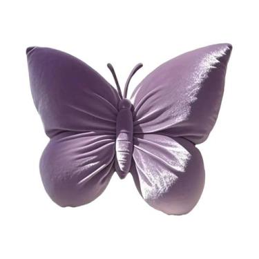 Imagem de Almofada Princesa Borboleta Para Escritório, Sala De Estar, Quarto, Ca