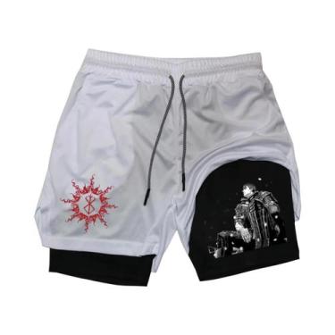 Imagem de Shorts Masculinos Respiráveis De Secagem Rápida Para Basquete E Corrid