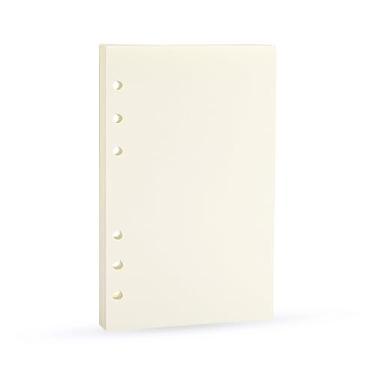 Imagem de Refil de caderno espiral, refis de fichário A6, inserções de papel em branco A6 para filofax/diário pessoal, 45 folhas/90 páginas, Harphia (A6 9,74 x 16,77 polegadas, em branco)