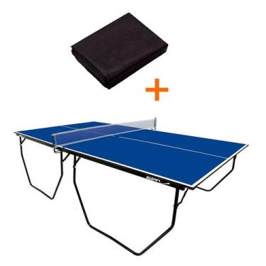 Imagem de MESA DE PING PONG MDF 15mm C/ RODAS, SUPORTE E REDE - KLOPF 1009 + Cap