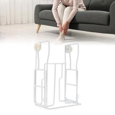 Imagem de Ymiko Ajudante de Meia de Compressão Com ângulo Ajustável Ajudante de Meia de Compressão Dobrável Com Alça Longa para Fácil Aplicação de Circunferência Perna de até 16 Polegadas