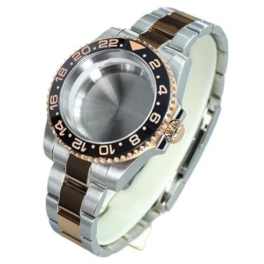 Imagem de FEIYASHI Caixa de relógio de aço inoxidável de 40 mm, à prova d'água, vidro de safira para movimento NH34/NH35 Miyota8215 8205 ETA2824, Tampa inferior sólida 2, For ETA2824 PT5000 Movement, Caixa de