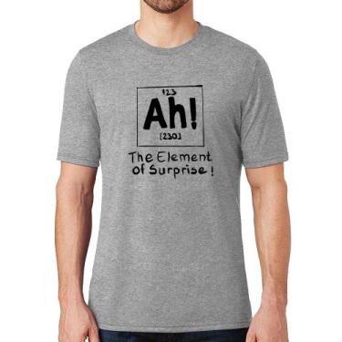 Imagem de Camiseta AH The element of surprise - Foca na Moda, Cinza, M