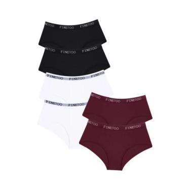 Imagem de Calcinhas De Algodão Com Cintura Baixa Para Mulheres, 6 Peças, Sexy, R