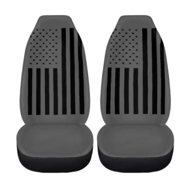 Imagem de Capas de assento de carro secam profundamente na bandeira americana ne