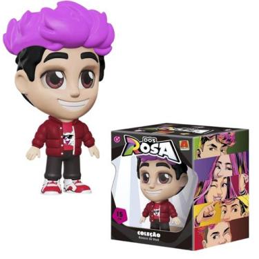 Imagem de Boneco Robson Youtube Infantil Articulado Turma Dos Rosa 15cm - Algaza