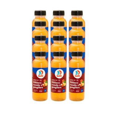Imagem de Kombucha HIBISCO CANELA GENGIBRE caixa 11 355 mL Kulti