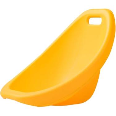 Imagem de Pacote Com 4 Brinquedos Scoop Rocker Para Crianças, Brinquedos Leves De Plástico Portátil Cadeira De Balanço Flexível Para Salas De Aula E Creches Cadeira De Jogos Para Crianças, Yellow