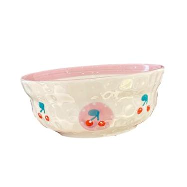 Imagem de Lindo conjunto de talheres com um gosto especial para uso doméstico pintado à mão com cor sob o esmalte - tigela de sopa de 20 cm