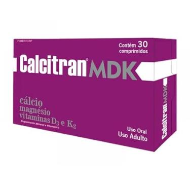 Imagem de Suplemento Vitamínico Calcitran Mdk 30 Comprimidos