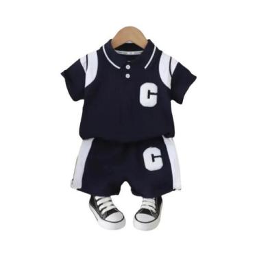 Imagem de Conjunto De 2 Peças De Camiseta E Shorts Para Meninos E Meninas De Ver