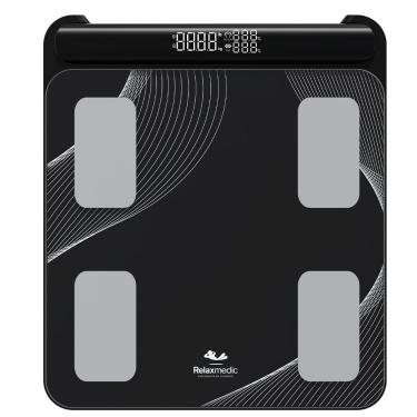 Imagem de Balança Digital de Bioimpedância Biolife Relaxmedic com Bluetooth e Análise Corporal Completa