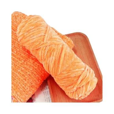 Imagem de Fio De Veludo Chenille Macio 95g Lã Misturada Para Tricô De Cachecol, 