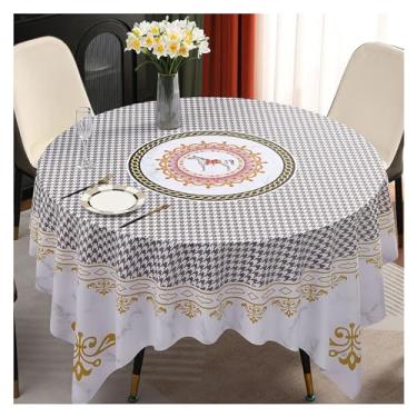 Imagem de Toalha de mesa para hotel, grande, mesa redonda, corredor, toalha de jantar, tapete de mesa (B,180 cm)