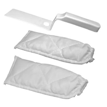 Imagem de Pano de Limpeza e Limpador De Transpasse Espatula Limpa Vidros Janelas E Box (1 Espatula com 2 Refil)