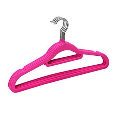 Imagem de 3FLQOOPP Cabide de parede 5 pçs/conjunto de roupas antiderrapantes, cabides de gravata, cachecóis, cabides de terno, cabide fino, economia de espaço, gancho de 360 graus, forte e durável (cor