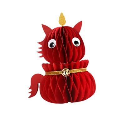 Imagem de KiBcsLic Decoração de mesa para o Ano Chinês, leve e decorativa, ideal para lembrancinhas de festa. Enfeite para prateleira, perfeito para o Ano do, L