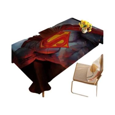 Imagem de Toalha De Mesa Com Logotipo Do Super-herói Superman, Lavável, Resisten