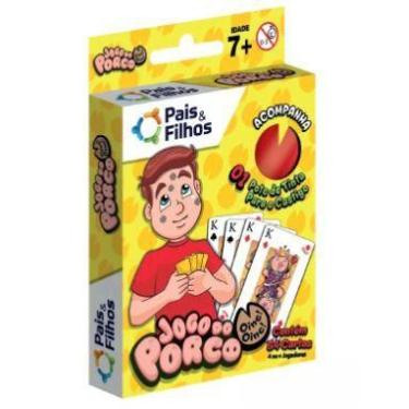 Imagem de Jogo De Cartas Jogo Do Porco Baralho Mesa Divertido - Arena Toys