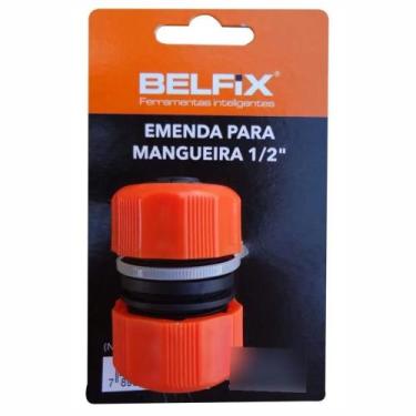 Imagem de Emenda Plástica Conexão União Para Mangueira 1/2 Belfix