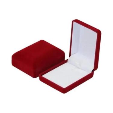 Imagem de Organizador De Joias Em Veludo, Caixa Para Colares, Container De Armaz