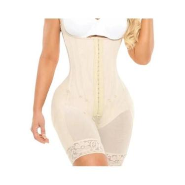 Imagem de Modelador Corporal Feminino Fajas Colombianas Pós-Cirurgia, Cinta De C