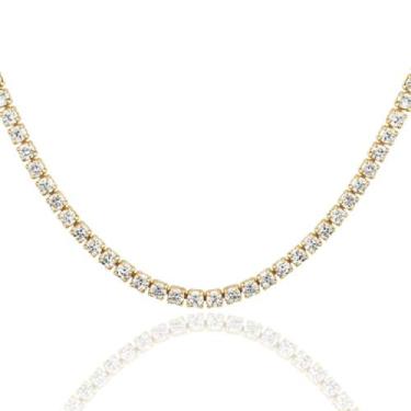 Imagem de Colar Ouro 18K Riviera Pedras Zirconias - Elegancy, 40cm Peso: 16,25Gr